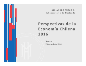 Alejandro Micco, Subsecretario de Hacienda: Perspectivas de la Economía Chilena