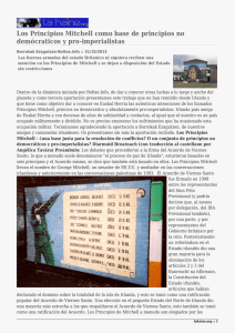 Los Principios Mitchell como base de principios no demócraticos y pro-imperialistas