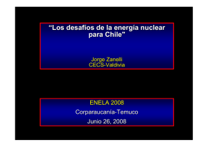 Los Desafíos de la Energía Nuclear para Chile