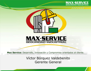 Víctor Bórquez Valdebenito Gerente General Max Service:
