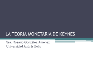 La teoría monetaria de Keynes