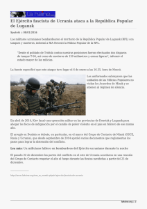 El Ejército fascista de Ucrania ataca a la República Popular