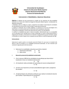 Universidad de Guadalajara Sistema de Educación Media Superior  Sistema Nacional de Bachillerato  Proceso de Autoevaluación 