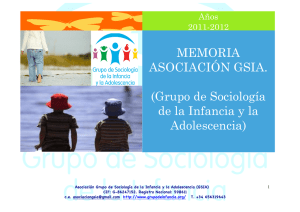 Memoria de GSIA, 2011 2012