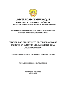 FACTIBILIDAD DEL PROYECTO DE CONSTRUCCION DE UN HOTEL EN EL SECTOR LOS ALMENDROS DE LA CIUDAD DE .pdf