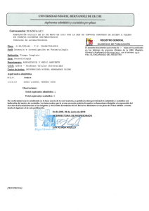 RE9437/16-Listado provisional admitidos- excluidos