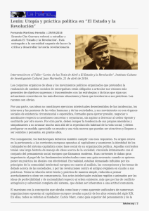 Lenin: Utopía y práctica política en “El Estado y la Revolución”