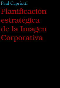 Planificación estratégica de la imagen corporativa