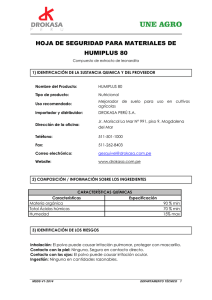 MSDS - HUMIPLUS 80 Granulado