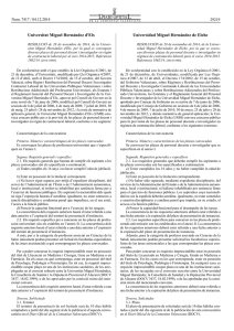 Universitat Miguel Hern&aacute;ndez d'Elx Universidad Miguel Hern&aacute;ndez de Elche