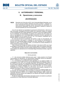 BOLETÍN OFICIAL DEL ESTADO UNIVERSIDADES II.  AUTORIDADES Y PERSONAL