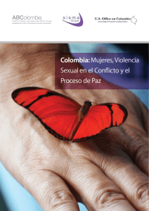 Colombia: Sexual en el Conflicto y el Proceso de Paz e