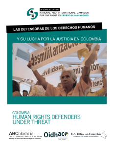 Y SU LUCHA POR LA JUSTICIA EN COLOMBIA