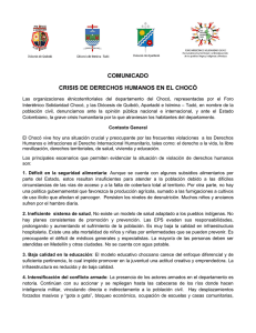 Download the Statement from the Bishops in Chocó here