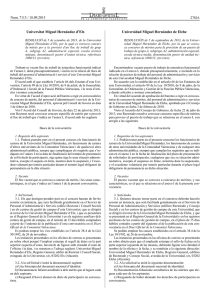 Universitat Miguel Hernández d’Elx Universidad Miguel Hernández de Elche