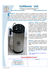 CellSonic Machine Flyer - Spanish