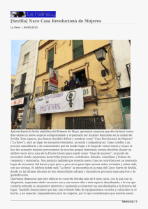 [Sevilla] Nace Casa Revolucioná de Mujeres