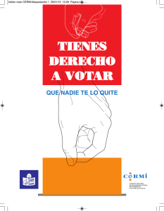 Guía del CERMI Tienes derecho a votar