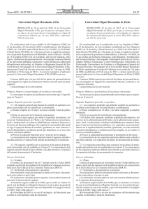 Universitat Miguel Hernández d’Elx Universidad Miguel Hernández de Elche