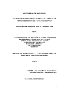 25 La neurosis en los procesos de estimulación en los niños de primera infancia de los centros infantiles del buen vivir del Cantón Jujan-Guayas.pdf