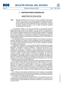 BOLETÍN OFICIAL DEL ESTADO MINISTERIO DE EDUCACIÓN I.  DISPOSICIONES GENERALES 1918