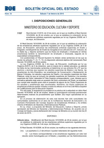 BOLETÍN OFICIAL DEL ESTADO MINISTERIO DE EDUCACIÓN, CULTURA Y DEPORTE 1157