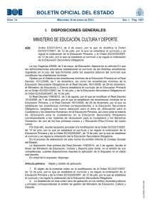 BOLETÍN OFICIAL DEL ESTADO MINISTERIO DE EDUCACIÓN, CULTURA Y DEPORTE 435