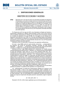 BOLETÍN OFICIAL DEL ESTADO MINISTERIO DE ECONOMÍA Y HACIENDA 8782