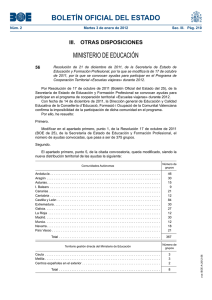 BOLETÍN OFICIAL DEL ESTADO MINISTERIO DE EDUCACIÓN III.  OTRAS DISPOSICIONES 56