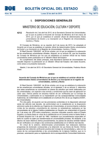 BOLETÍN OFICIAL DEL ESTADO MINISTERIO DE EDUCACIÓN, CULTURA Y DEPORTE 4212