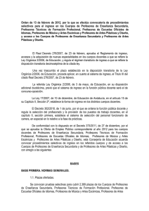 Orden  de  13  de  febrero  de... selectivos  para  el  ingreso  en  los...