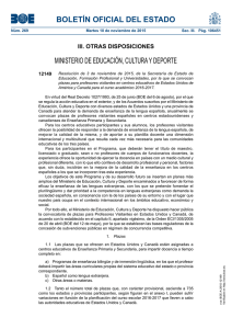 BOLETÍN OFICIAL DEL ESTADO MINISTERIO DE EDUCACIÓN, CULTURA Y DEPORTE 12149
