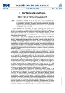 BOLETÍN OFICIAL DEL ESTADO MINISTERIO DE TRABAJO E INMIGRACIÓN 10873