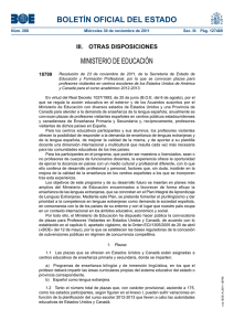 BOLETÍN OFICIAL DEL ESTADO MINISTERIO DE EDUCACIÓN III.  OTRAS DISPOSICIONES 18799
