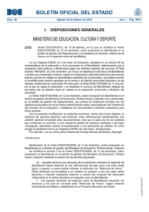 BOLETÍN OFICIAL DEL ESTADO MINISTERIO DE EDUCACIÓN, CULTURA Y DEPORTE 2723