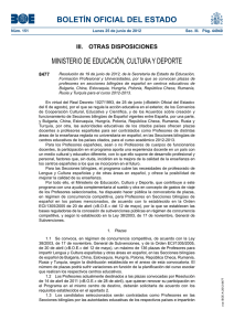 BOLETÍN OFICIAL DEL ESTADO MINISTERIO DE EDUCACIÓN, CULTURA Y DEPORTE 8477