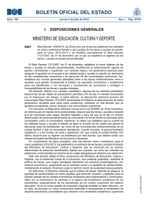 BOLETÍN OFICIAL DEL ESTADO MINISTERIO DE EDUCACIÓN, CULTURA Y DEPORTE 9007