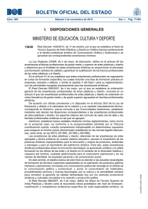 BOLETÍN OFICIAL DEL ESTADO MINISTERIO DE EDUCACIÓN, CULTURA Y DEPORTE 13636