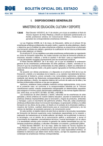 BOLETÍN OFICIAL DEL ESTADO MINISTERIO DE EDUCACIÓN, CULTURA Y DEPORTE 13640