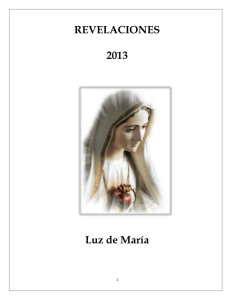 REVELACIONES  2013 Luz de María