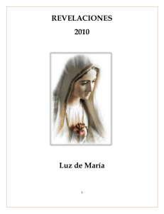 REVELACIONES 2010  Luz de María