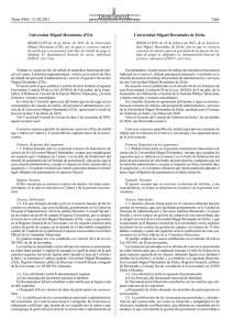 Universitat Miguel Hernández d’Elx Universidad Miguel Hernández de Elche