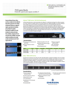Rackmount Surge Protection Solutions Brochure - Spanish (SL-22095-S)