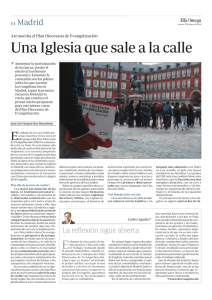 Noticia publicada en el Semanario "Alfa y Omega"