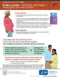 Zika and Sex: Information for pregnant women living in areas with Zika