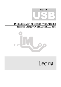 Ingeniería en microcontroladores. Protocolo USB (universal serial bus)