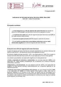 datos provisionales del Instituto Nacional de Estadística (INE).