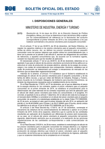 BOLETÍN OFICIAL DEL ESTADO MINISTERIO DE INDUSTRIA, ENERGÍA Y TURISMO 5173