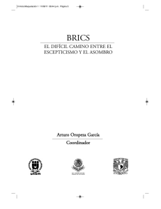 BRICS EL DIFÍCIL CAMINO ENTRE EL ESCEPTICISMO Y EL ASOMBRO Arturo Oropeza García