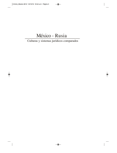 MÉXICO-RUSIA: Culturas y Sistemas Jurídicos Comparados